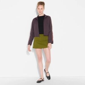 NWT Women's High-Rise a-Line Skort - Wild Fable Olive Green Medium